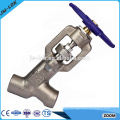 Forged steel Y-pattern Bonnetless globe valve cv table